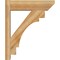 Ekena Millwork Merced Slat Rough Sawn Outlooker, Western Red Cedar, 6"W x 20"D x 24"H OUT06X20X24MRC06RWR - alternate 2